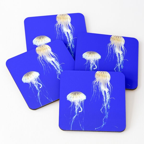 Item preview, Blue Water with two Jelly fish in tank  designed and sold by Taleta Hollis.