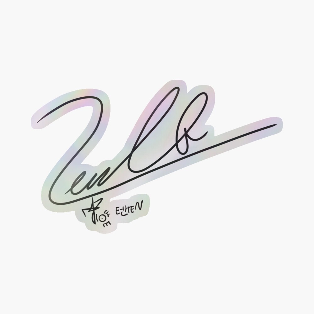 TEN store WAYV BARISTA SIGNED POSTCARD