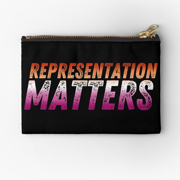 Representation Matters - Lesbian Pride Flag Zipper Pouch