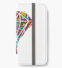 Flüssiger Diamant iPhone Flip-Case/Hülle/Skin