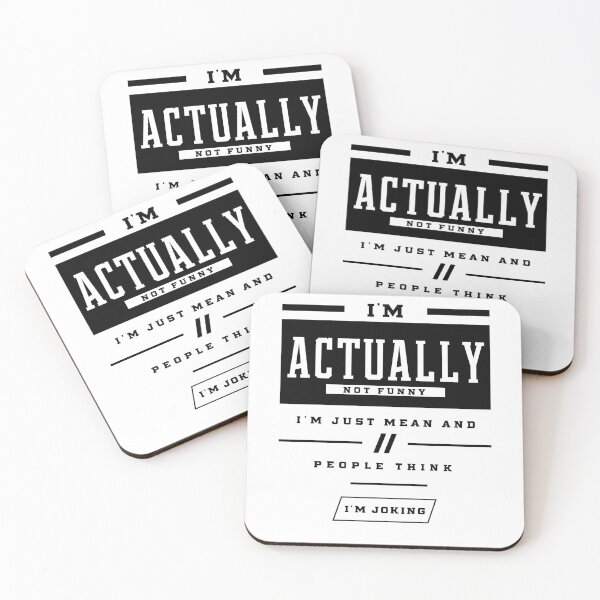 Item preview, I'm Actually Not Funny - Funny Quotes Gift designed and sold by DiogoCalheiros.