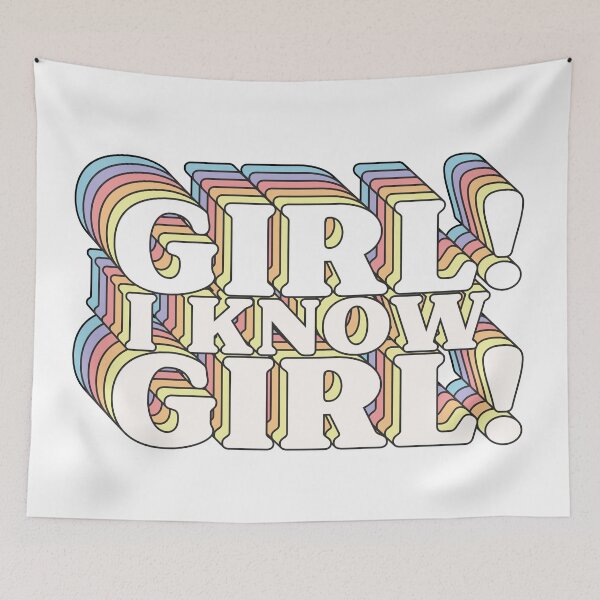 Item preview, Girl I Know Girl designed and sold by ColorRitual.