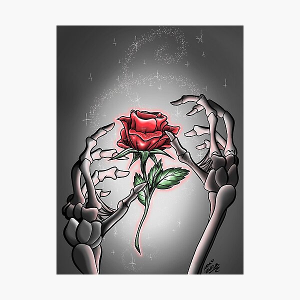 Item preview, Skeleton rose designed and sold by MercuryBoundArt.