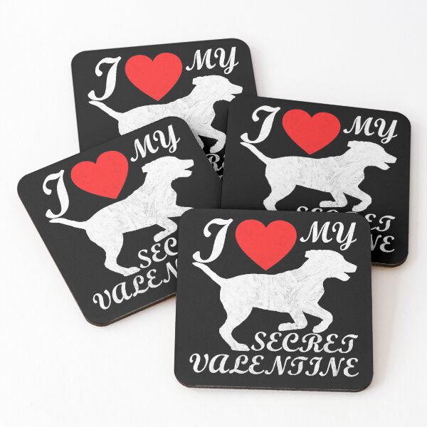 Item preview, I love my valentine dog valentines day designed and sold by DerNerd.