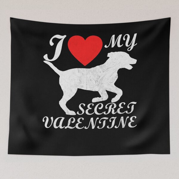 Item preview, I love my valentine dog valentines day designed and sold by DerNerd.