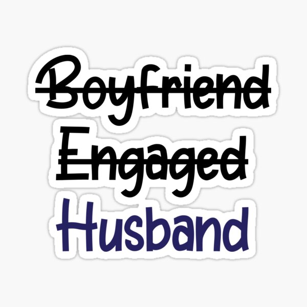Item preview, boyfriend engaged husband designed and sold by NiceShirtY.
