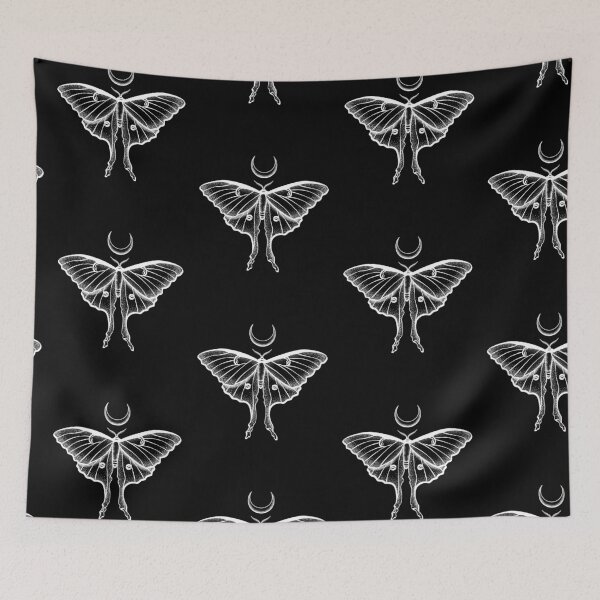 Item preview, Luna Moth Black Insect Crescent Moon Beautiful Elegant Design for Insect or Bug Lovers (s) designed and sold by OopteesLydia.