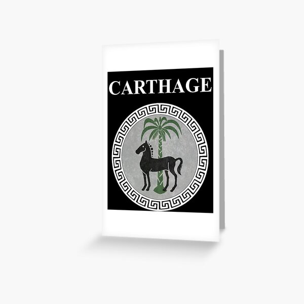 Carthage Ancient Symbol of Qart-Hadasht Greeting Card