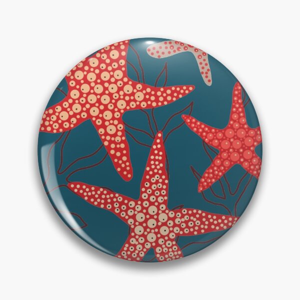 Item preview, Sea stars - starfish fun in the ocean red colours designed and sold by susyrdesign.