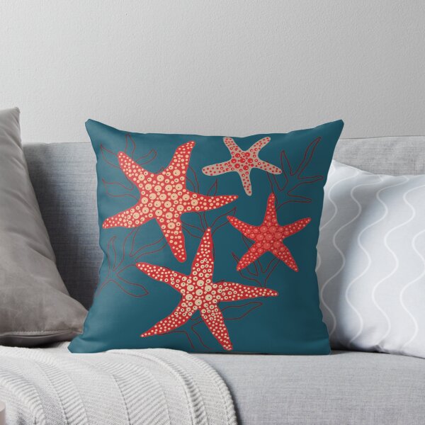 Item preview, Sea stars - starfish fun in the ocean red colours designed and sold by susyrdesign.