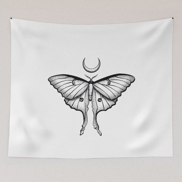 Item preview, Luna Moth Insect Crescent Moon Beautiful Elegant Design for Insect or Bug Lovers designed and sold by OopteesLydia.