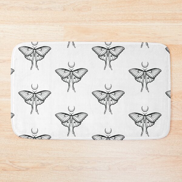 Item preview, Luna Moth Black Insect Crescent Moon Beautiful Elegant Design for Insect or Bug Lovers (s) designed and sold by OopteesLydia.