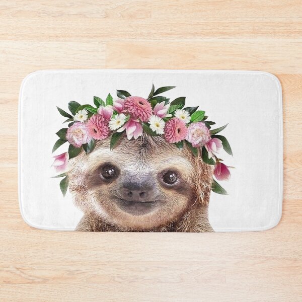 Item preview, spring sloth designed and sold by MeaganBragwell.