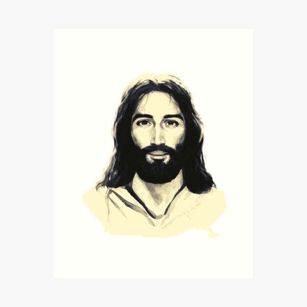 Item preview, Jesus face designed and sold by Sheen-designs.