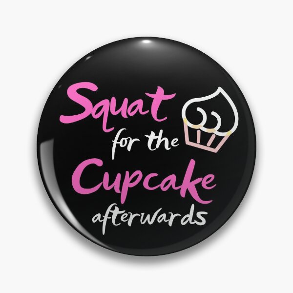 Item preview, Squat for the Cupcake afterwards - Workout shirt racer-back tank top for woman casual and gym wear designed and sold by gloriaC CREATE.
