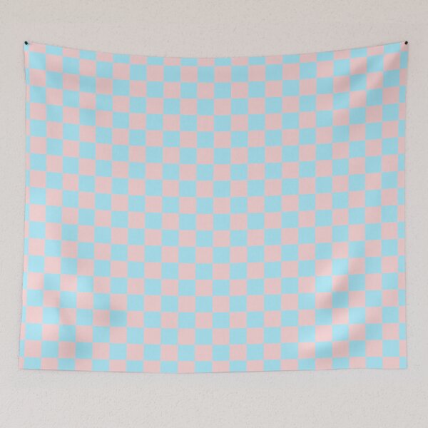 Item preview, Light Blue and Pink Check Pattern designed and sold by collegeplace.
