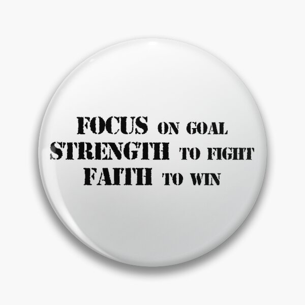 Item preview, focus strenght faith designed and sold by NiceShirtY.