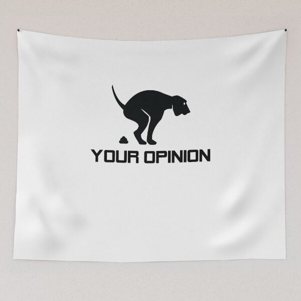 Item preview, dog pooping - your opinion designed and sold by NiceShirtY.