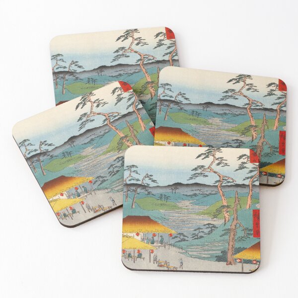 Item preview, Hiroshige: Hodogaya, 1855 Vintage Japanese Woodblock Print East Asian Culture designed and sold by Ejaaz.