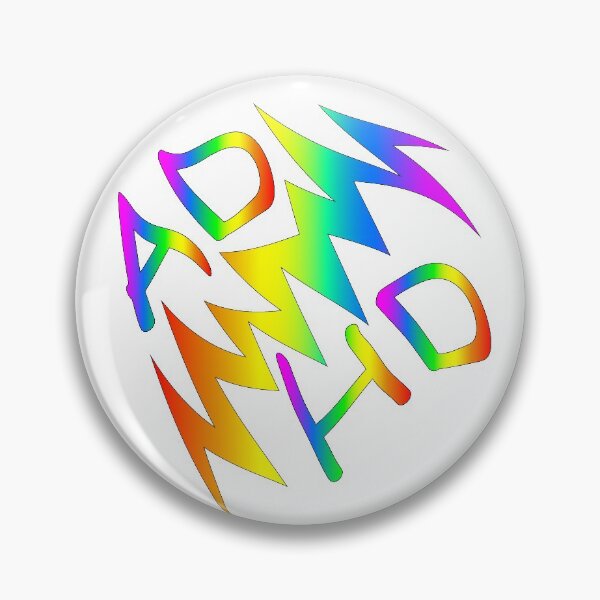 Item preview, Arco iris de TDAH con un contorno designed and sold by MandyCrafts.
