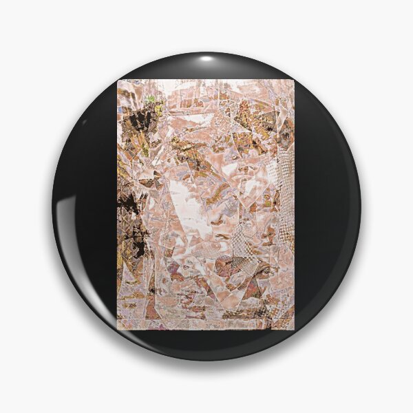 Item preview, original paste-up collage-facing pink, by c.a.2021, designed and sold by smiley100.