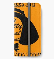 I Swear By My Pretty Floral Bonnet I Will End You iPhone Wallet/Case/Skin
