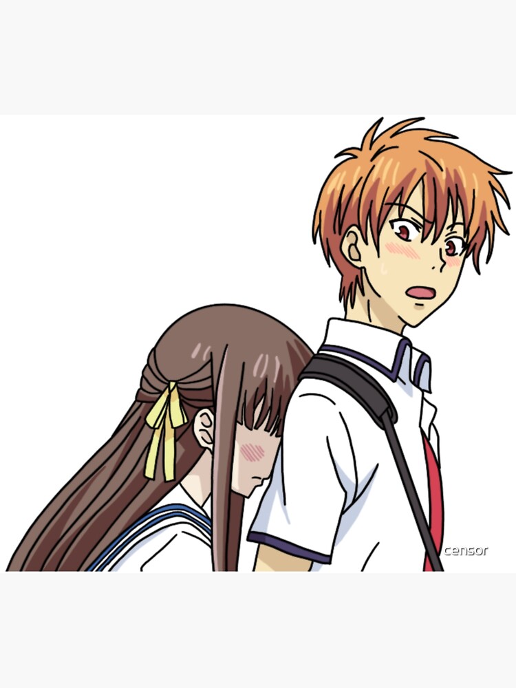 Kyo And Sick Tohru Fruits Basket Poster For Sale By Cear The Baka Redbubble 0450