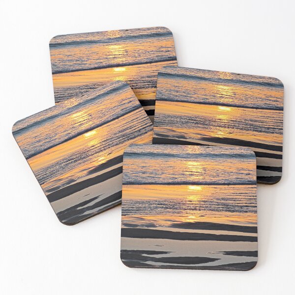 Item preview, Coastal Sunset Seashore Sand Waves Beach Seaside designed and sold by Anna Lemos.