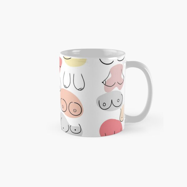 Boobs Come in All Shapes and Sizes - Minimalist Boobs Art - Colourful  Coffee Mug for Sale by artswag