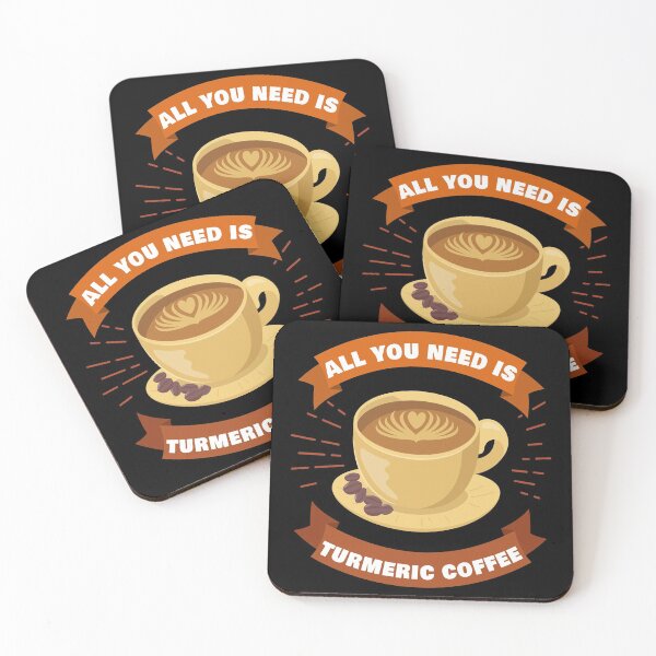 Item preview, All You Need Is Turmeric Coffee designed and sold by DesignByJK.