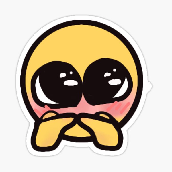 Shy Emote Twitch / Discord Emote Cute Emoj Kawaii Cursed -  Polska