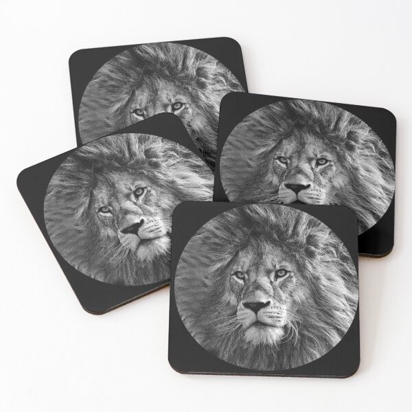 Item preview, Black and White Lion designed and sold by FaunaGallery.