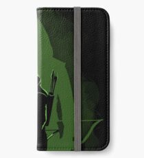 Green shadow iPhone Wallet/Case/Skin