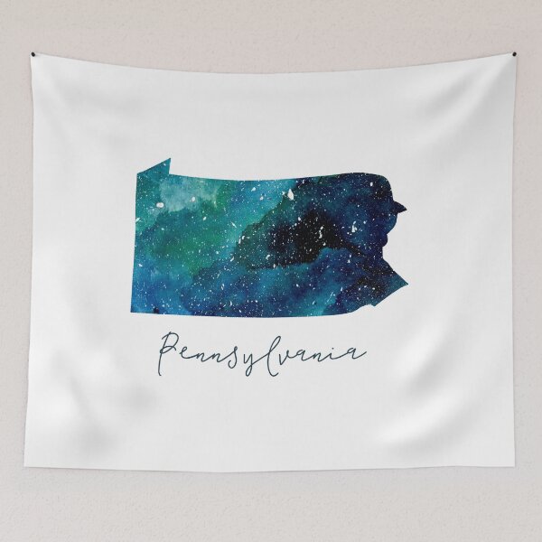 Item preview, Pennsylvania Galaxy Watercolor Painting designed and sold by KathrinLegg.