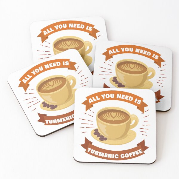 Item preview, All You Need Is Turmeric Coffee designed and sold by DesignByJK.