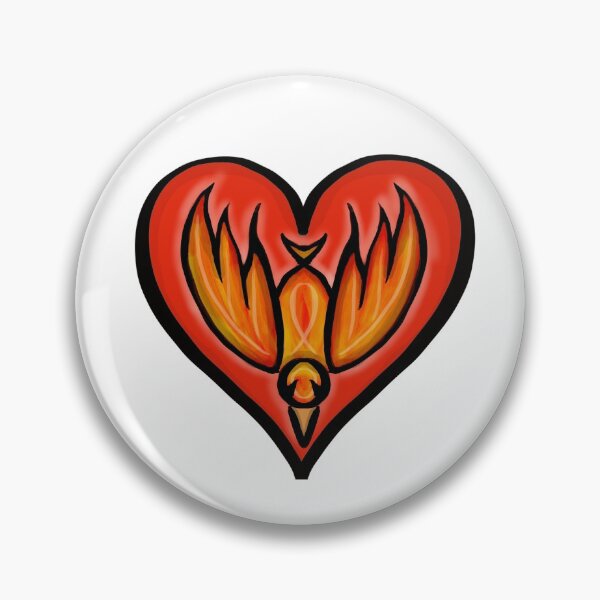 Item preview, Burning Lovebird designed and sold by Ginger Young.