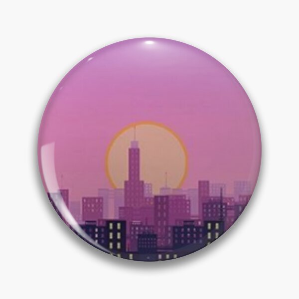 Item preview, city at sunset evening view classic designed and sold by myuniquearte.