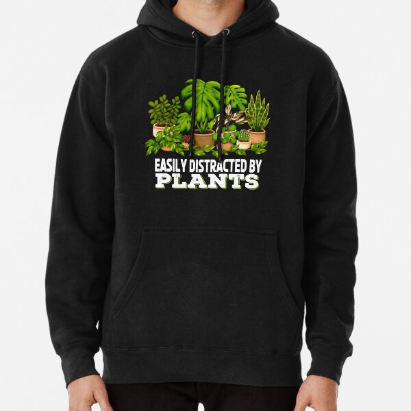 Vista previa del artículo con la obra «Fácilmente distraído por las plantas Amante de las plantas», diseñado y vendido por Kraina.