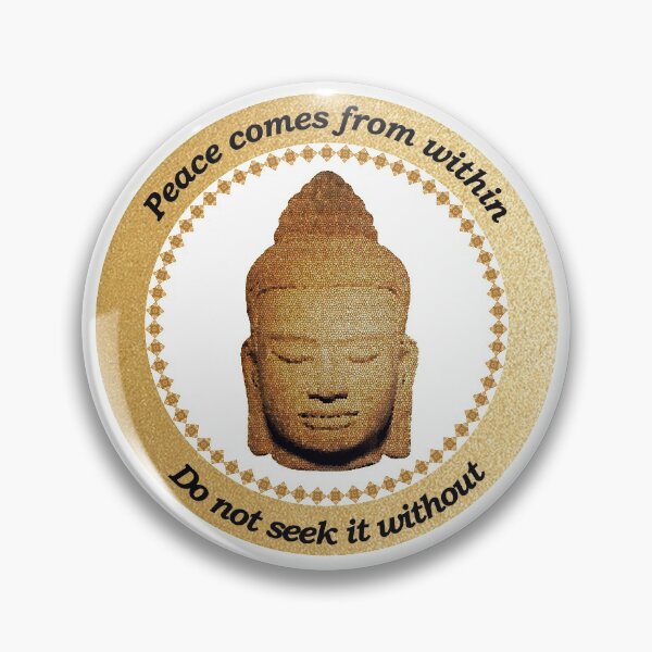 Artikelvorschau, Khmer Gold Buddha Weisheit und Frieden entworfen und verkauft von Taliesin-Shop.