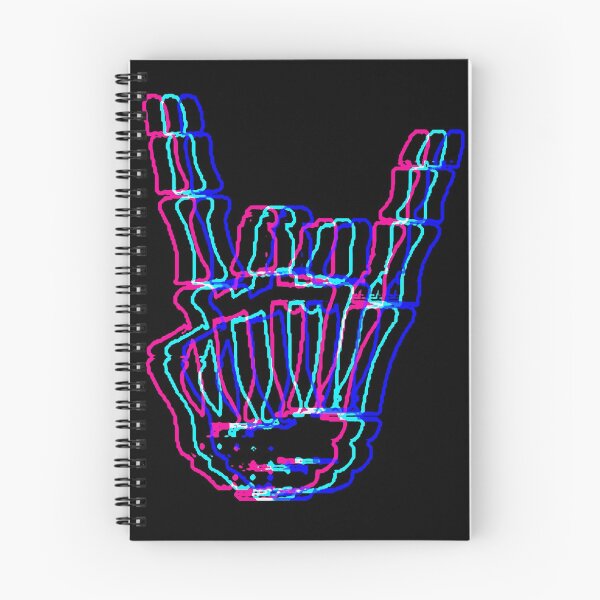 Item preview, rock and roll skeleton hands glitch designed and sold by Gloria Lam.