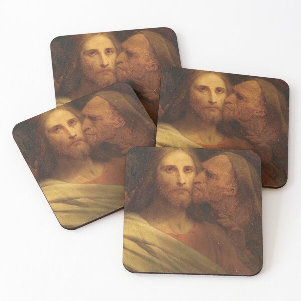Item preview, Judas Kiss by Ary Scheffer designed and sold by IndieArtDream.