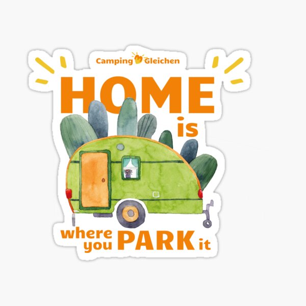 Camping love Sticker
