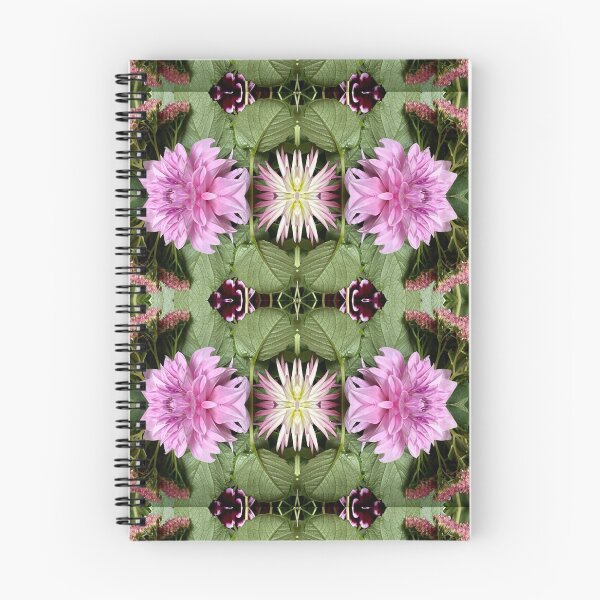 Aperçu de l'œuvre Motif de dahlia rose créée et vendue par MillaFlora.