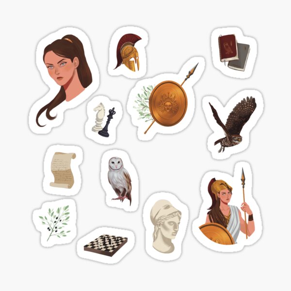 Item preview, Athena Stickers designed and sold by K-yonArt.