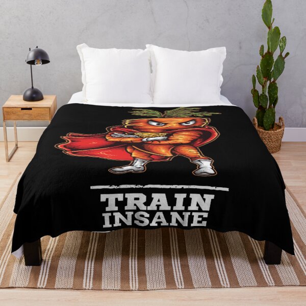 Item preview, Train Insane Angry Carrot Foodietoon Workout Bodybuilding designed and sold by ProjectX23.