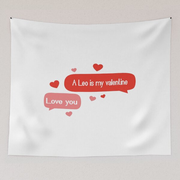Item preview, Leo is my valentine text zodiac couple st valentine gift  designed and sold by AstroShop1.