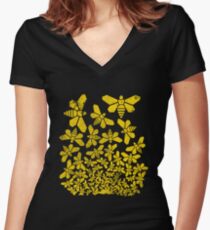 Breaking Escher Women's Fitted V-Neck T-Shirt