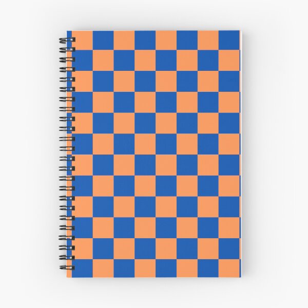 Artikelvorschau, Blau + Orange Schachbrett entworfen und verkauft von Series64.