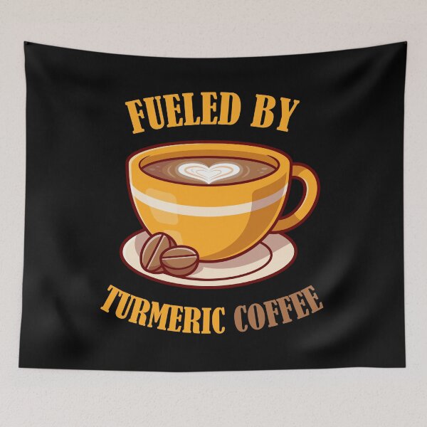 Item preview, Fueled by Turmeric Coffee designed and sold by DesignByJK.