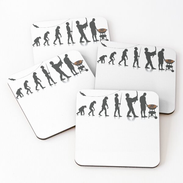 Item preview, man evolution barbecue fishing designed and sold by NiceShirtY.